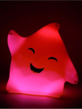 New (Sealed Bag) - The Super Mario Galaxy Movie Luma LED Popcorn Bucket (Pink)